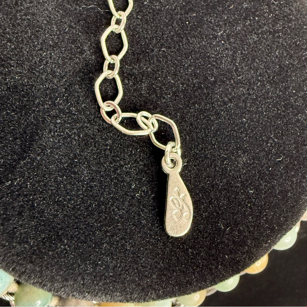 Free People Layered Necklace Beads and Silver toned chain NWT $68 - Picture 7 of 7